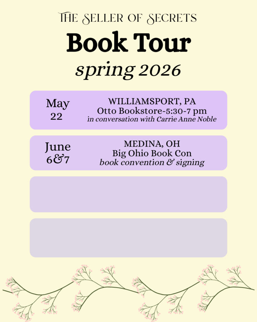 The Seller of Secrets Book Tour
